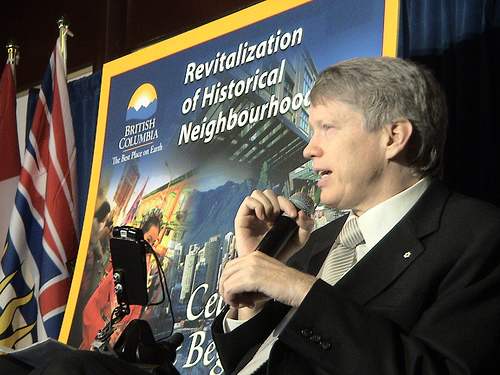 Historic neighbourhood revitalization funding announcement, April 2008