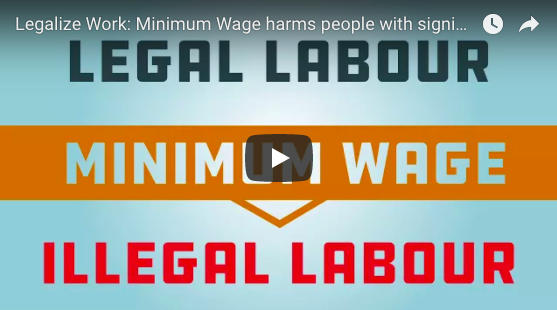 Legalize Work: Minimum Wage harms people with significant employment barriers